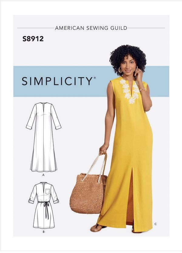 Simplicity 8912 H5 - 6-14 Dress Sewing Pattern