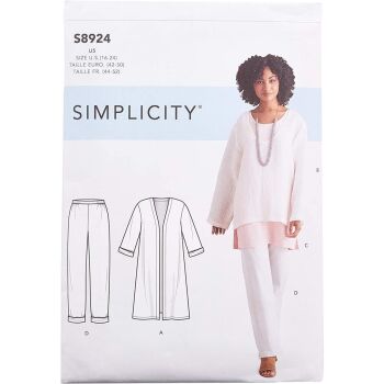 Simplicity 8924U5 Trousers, Jacket& Tops Sewing Pattern
