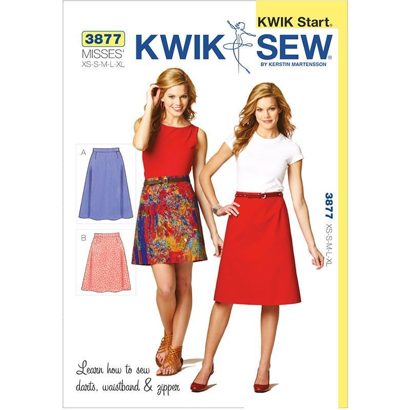 Kwik Sew 3877 Learn To Sew Sewing Pattern
