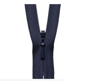 9 " Navy Invisible / Concealed Zip - 550Inv9-navy