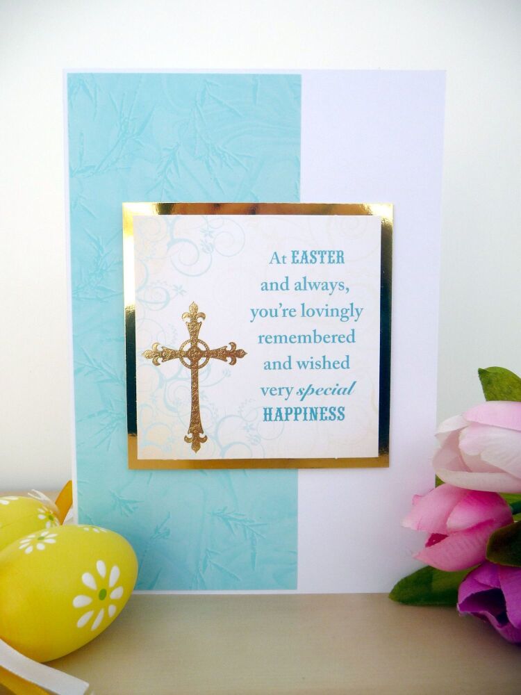Religious Easter Card _ E4_ Hand Crafted One of A Kind Cards