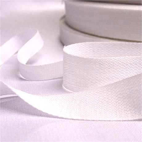 1" White Tape | Bunting Tape | 25mm Cotton Tape T25