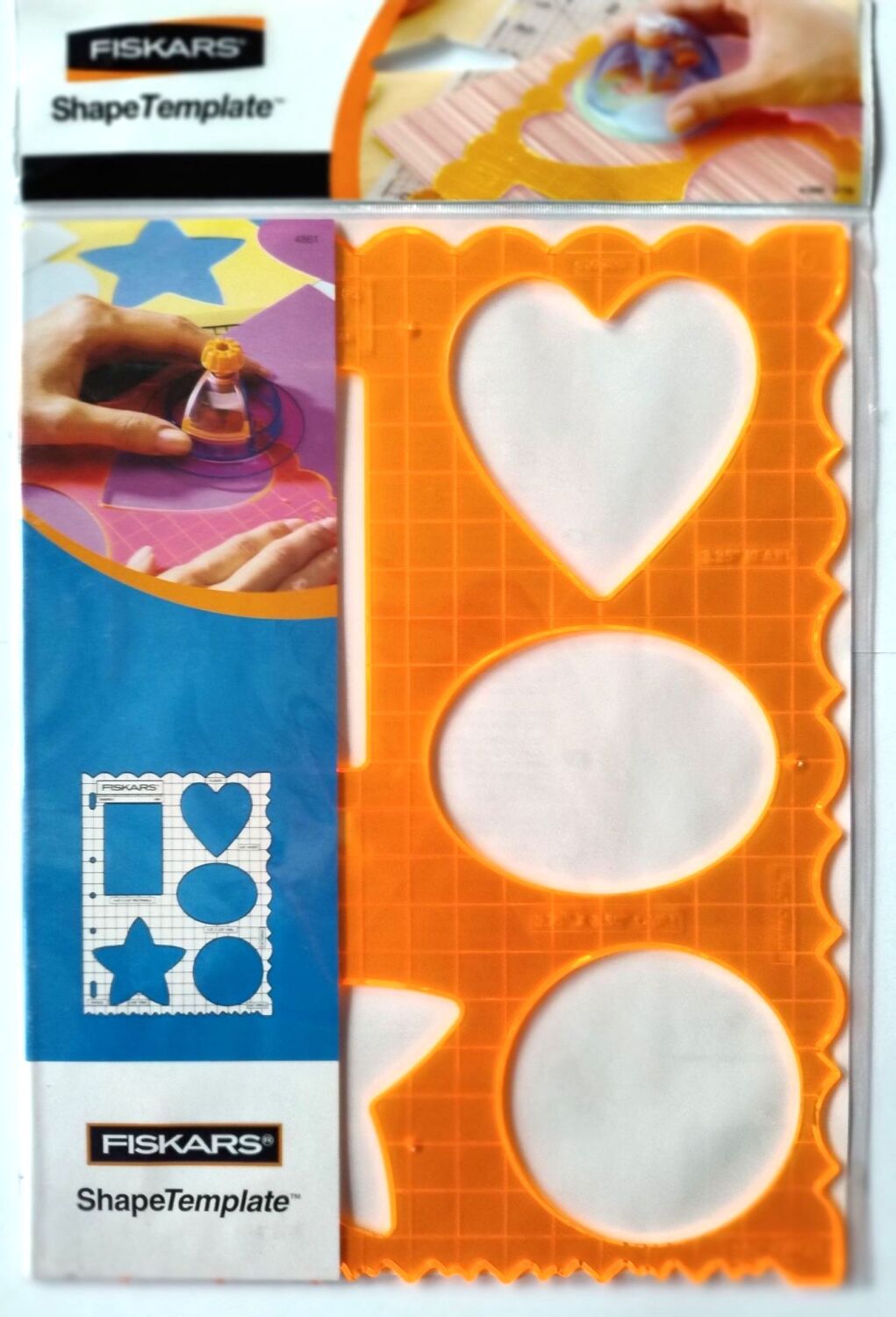 Card Craft - 5 Shapes Template - Heart, Oval, Round, Rectangle and Star Sha