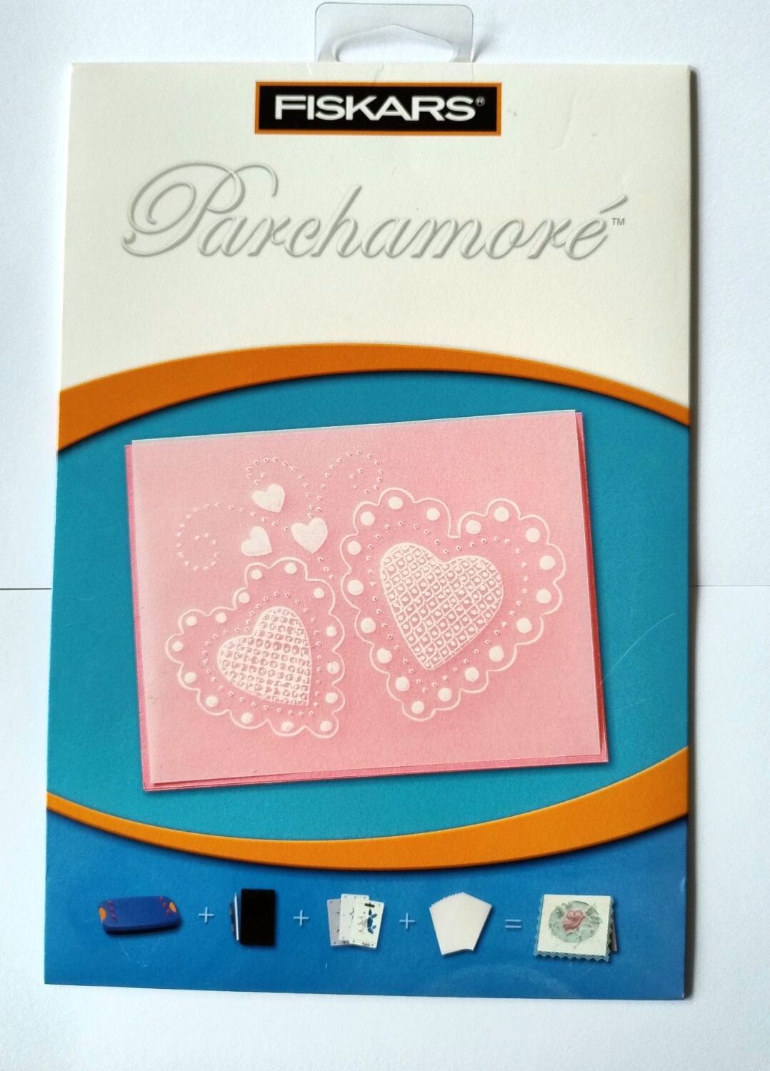 Card Craft - Intricate Hearts - Parchment Embossing Stencil - Parchamore- F