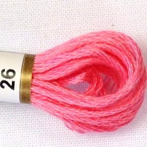 #026 Anchor Embroidery Silks / 8mtr Stranded Cotton Threads / Hand Embroidery / Cross-Stitch