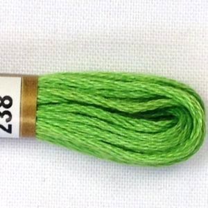 #238 Anchor Embroidery Silks / 8mtr Stranded Cotton Threads / Hand Embroidery / Cross-Stitch