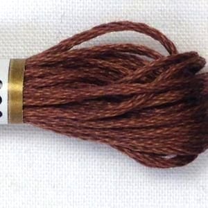 #936 Anchor Embroidery Silks / 8mtr Stranded Cotton Threads / Hand Embroidery / Cross-Stitch