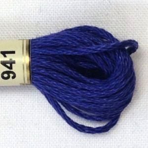 #941 Anchor Embroidery Silks / 8mtr Stranded Cotton Threads / Hand Embroidery / Cross-Stitch
