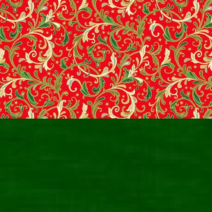 Fabric Christmas Tree Kit - Red & Green | Sewing Gift