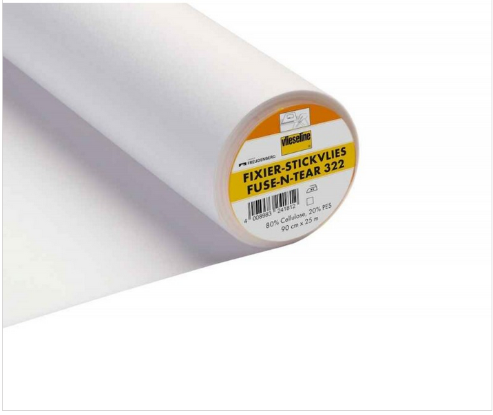 Vilene - Fuse 'n Tear White Stabiliser 90cm | F322