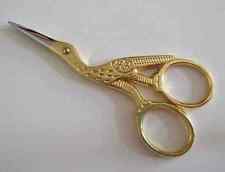 Stork gold steel   Embroidery Scissors..Milward 9cm