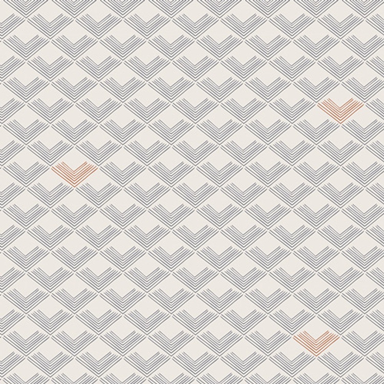 Roof Tiles Slate Art Gallery Cotton Fabric