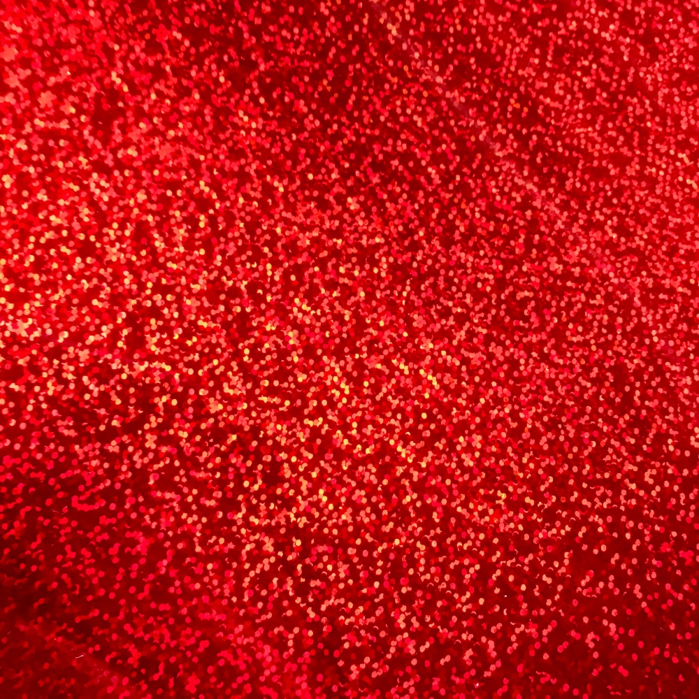 Red Holographic Heat Transfer Vinyl