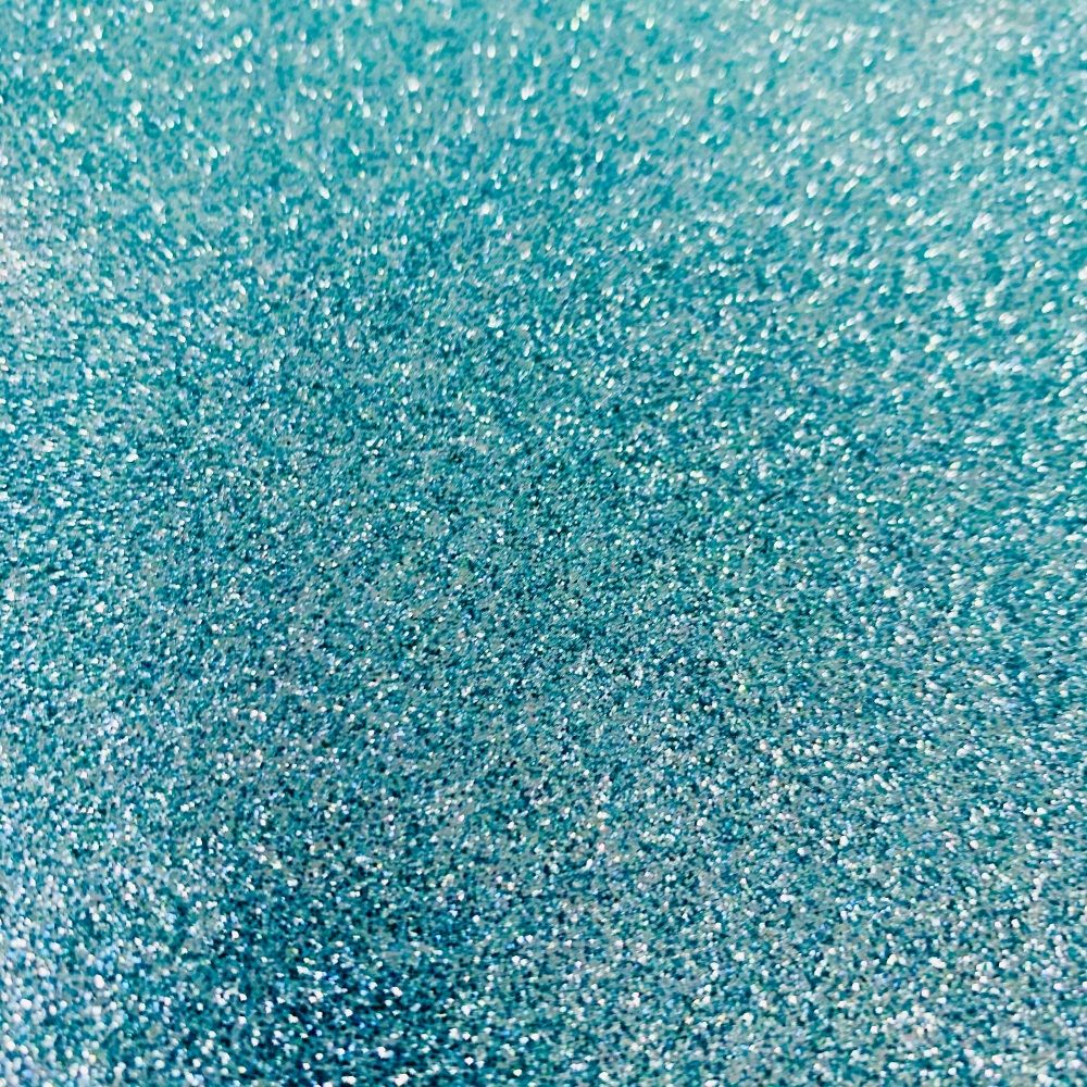 Iced Blue Soft Glitter Vinyl Fabric A4 & A3 sheets
