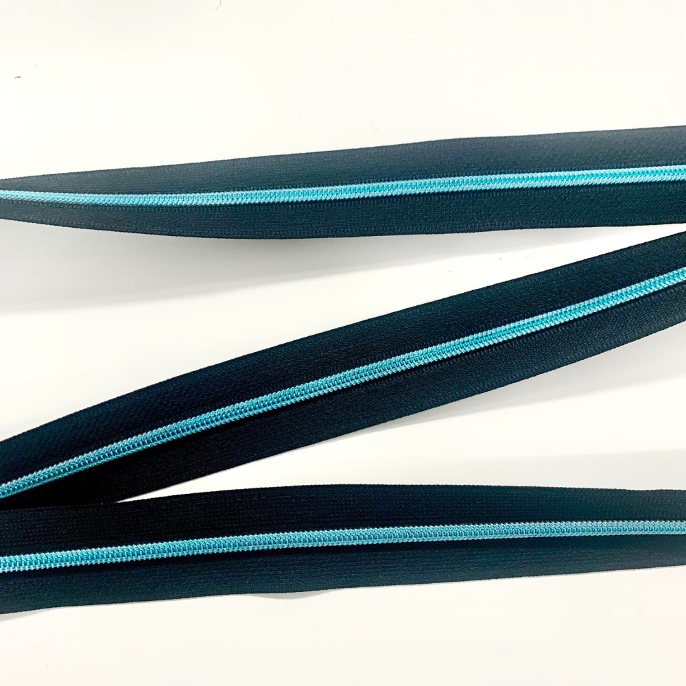 Turquoise Nylon Continuous Zipper Size 3