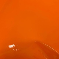 Orange Patent Faux Leather 
