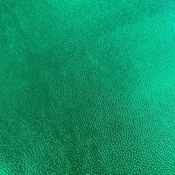 Emerald Green Metallic Faux leather 