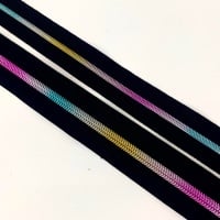 Rainbow Nylon Continuous zipper Size 3 or 5 