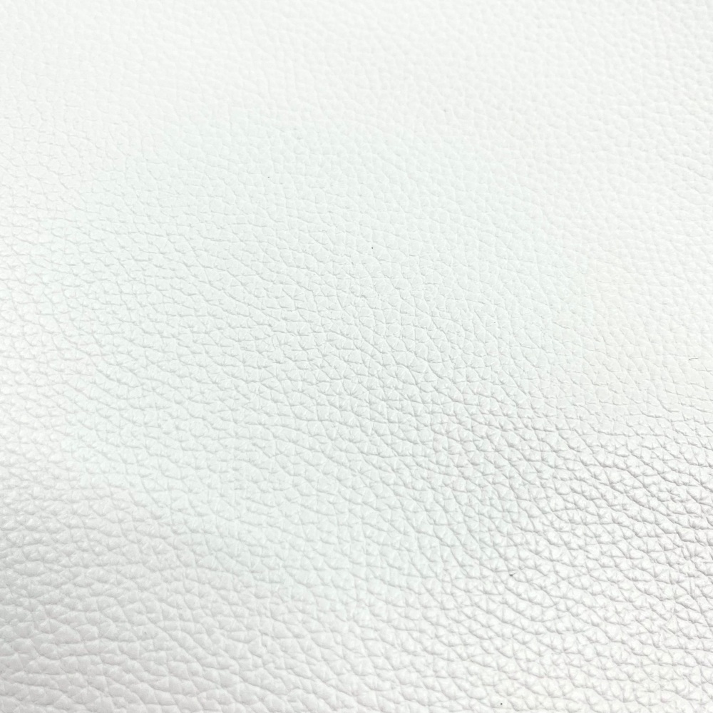 White Litchi Faux Leather 