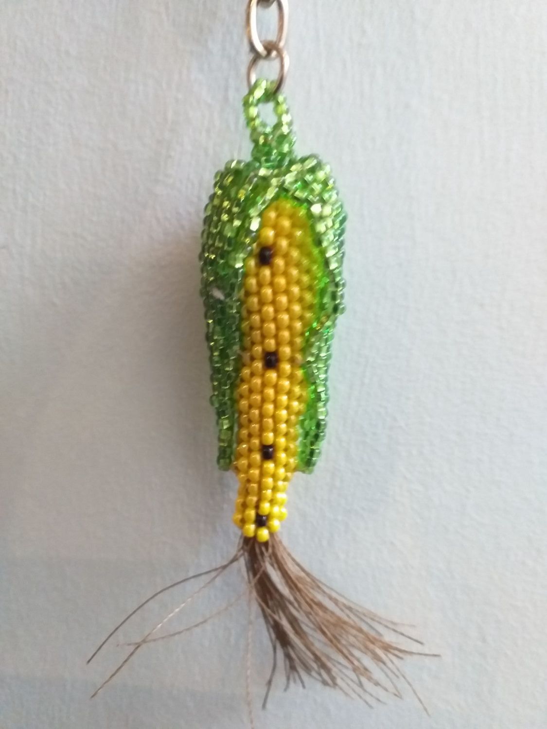 Beaded on sale corn earrings