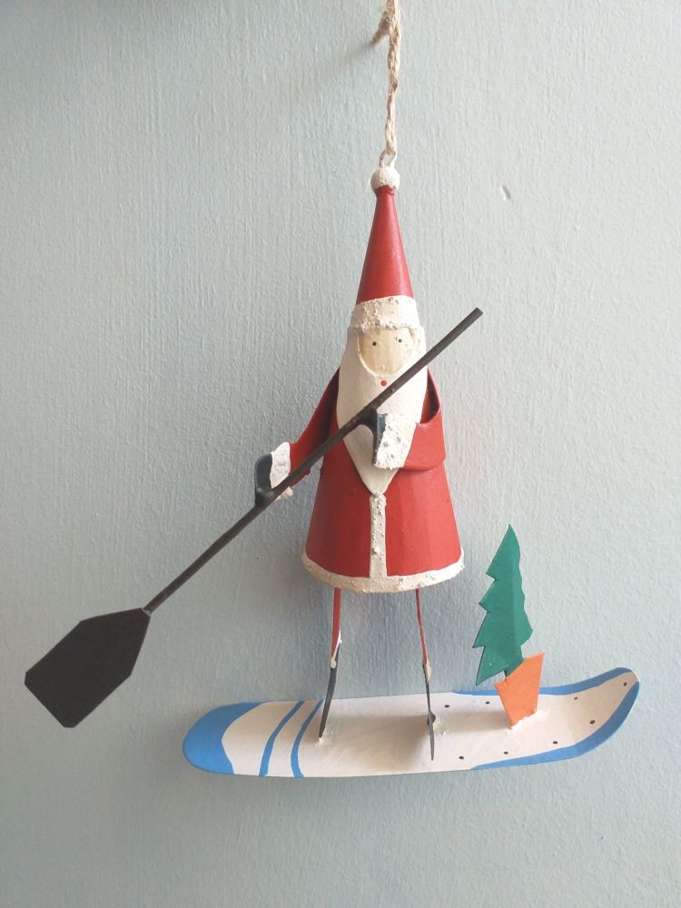 Metal Stand Up Paddle Board Santa