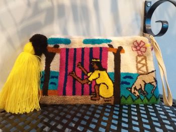 Colombian Wayuu Clutch Bag - Design 1