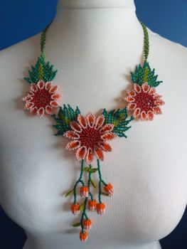Shorter Length Beaded Necklace - Design 2