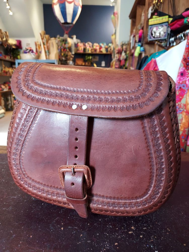 Mexican Leather Bag - 1