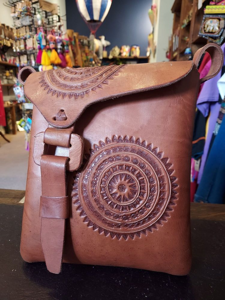 Mexican Leather Bag - B