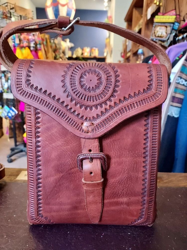 Mexican Leather Bag - I