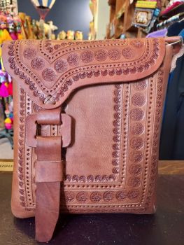 Mexican Leather Bag - J