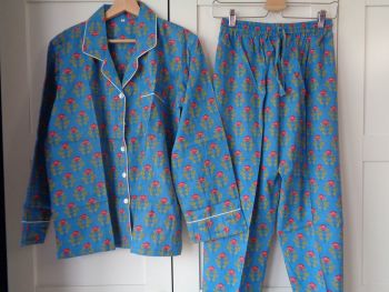 Indian Block Print Pyjamas - Size 12 (Design 12)