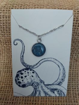 Ilfracombe Sand Necklace - Ocean Blue