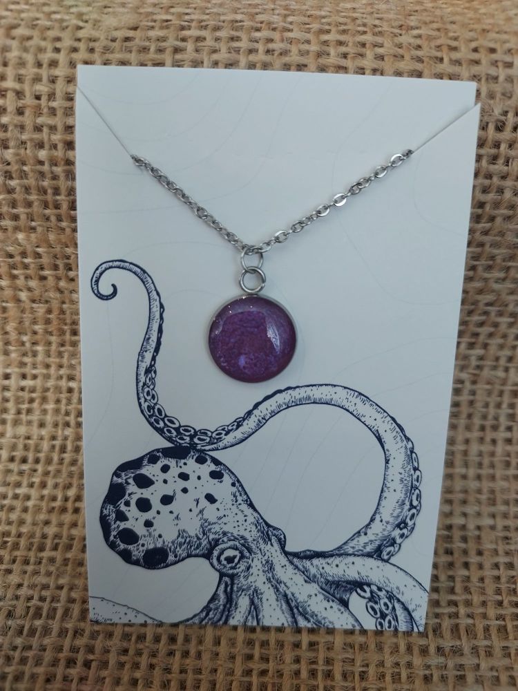 Ilfracombe Sand Necklace - Purple
