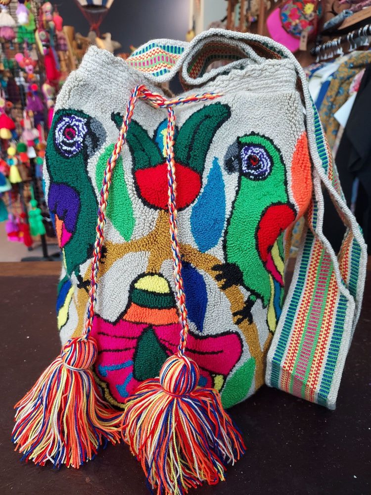 Colombian Wayuu Mochila Bag - Design D