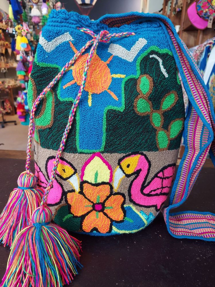 Colombian Wayuu Mochila Bag - Design G
