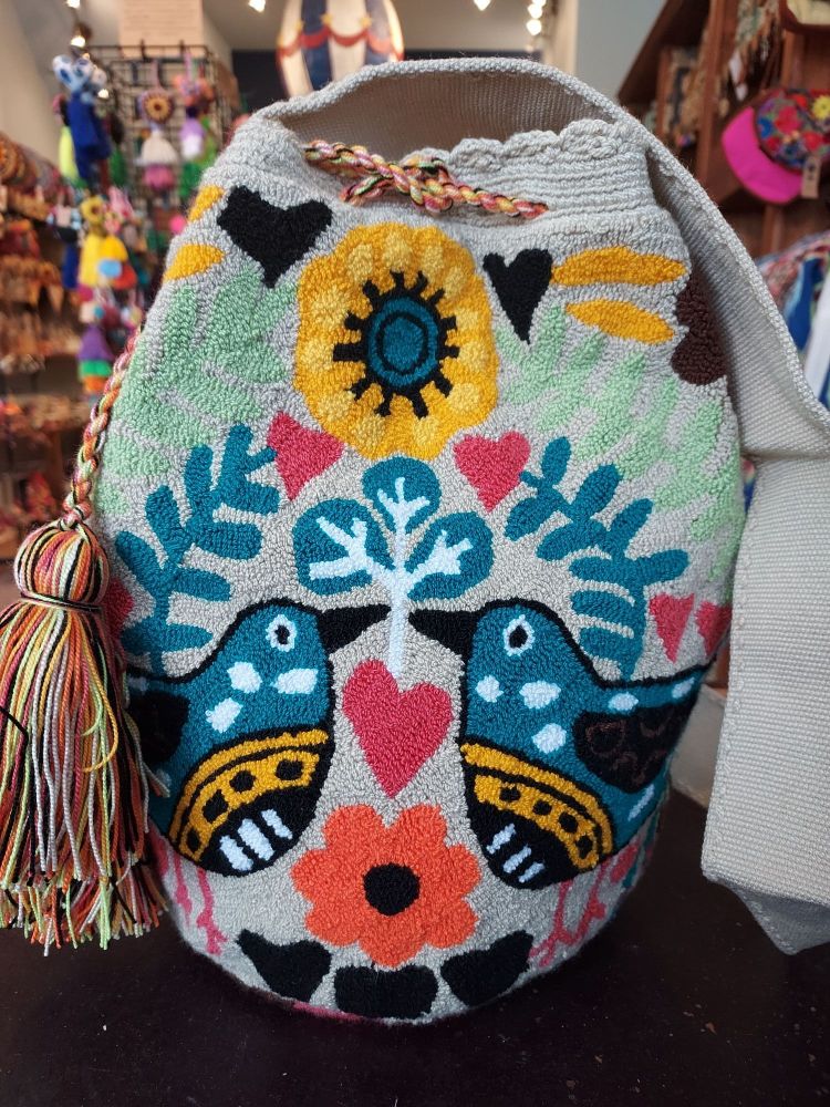 Colombian Wayuu Mochila Bag - Design J