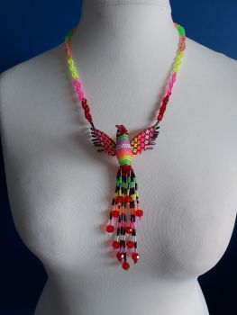 Hummingbird Beaded Necklace - Design 2