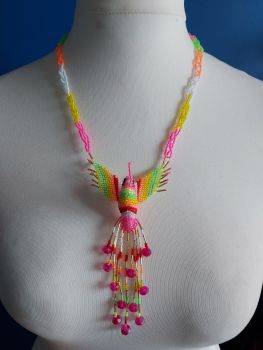 Hummingbird Beaded Necklace - Design 5