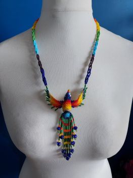 Hummingbird Beaded Necklace - Design 6