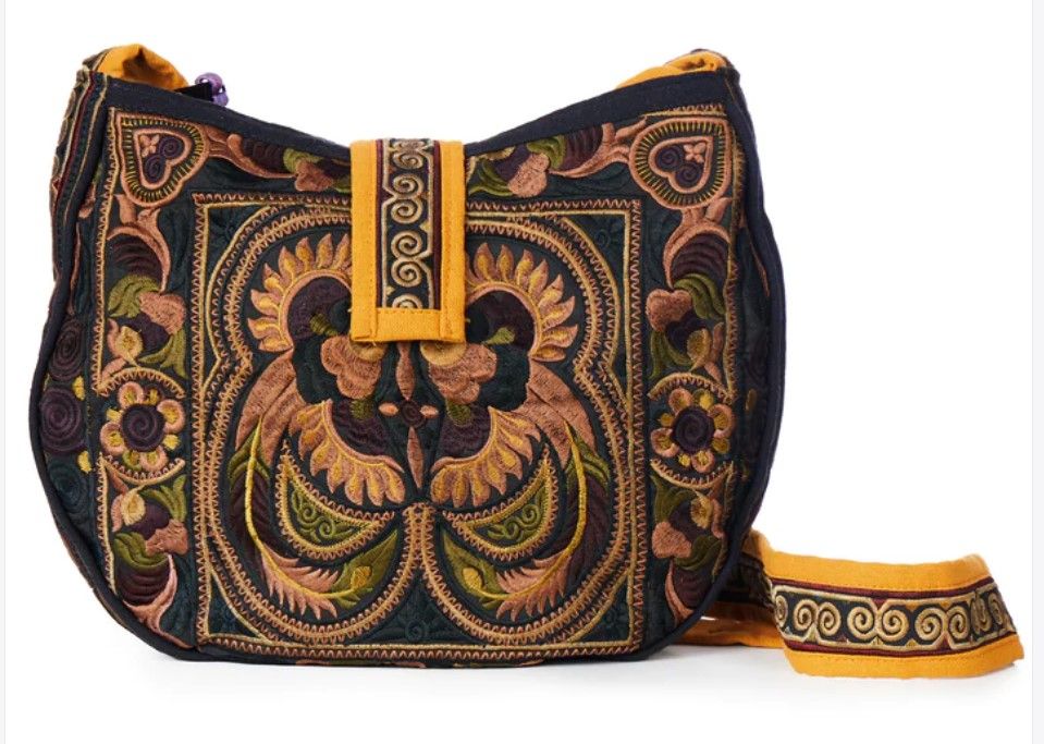 Hilltribe Crossbody Bag - Mocha