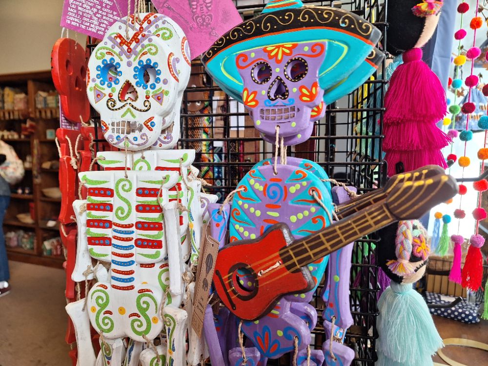 Day of the Dead Wooden Skeletons