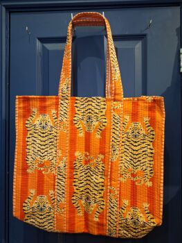 Indian Cotton Tote Bag - Design C