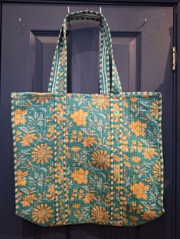 Indian Cotton Tote Bag - Design E