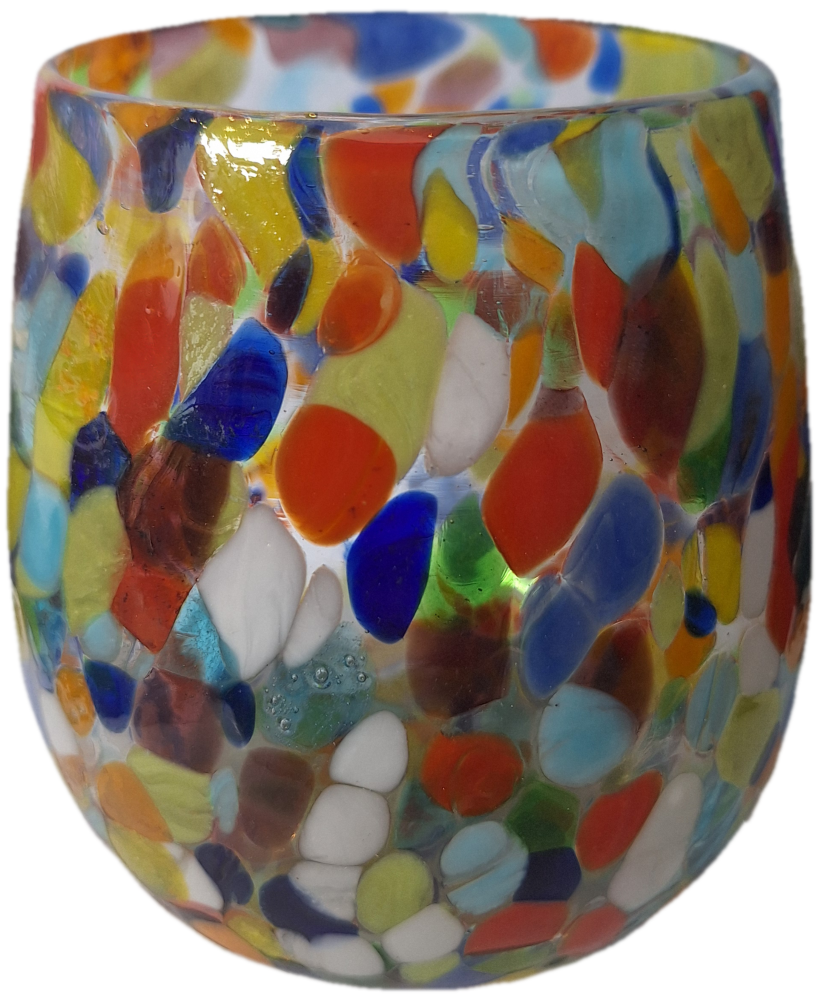 Confetti Glass - Rounded Tumbler