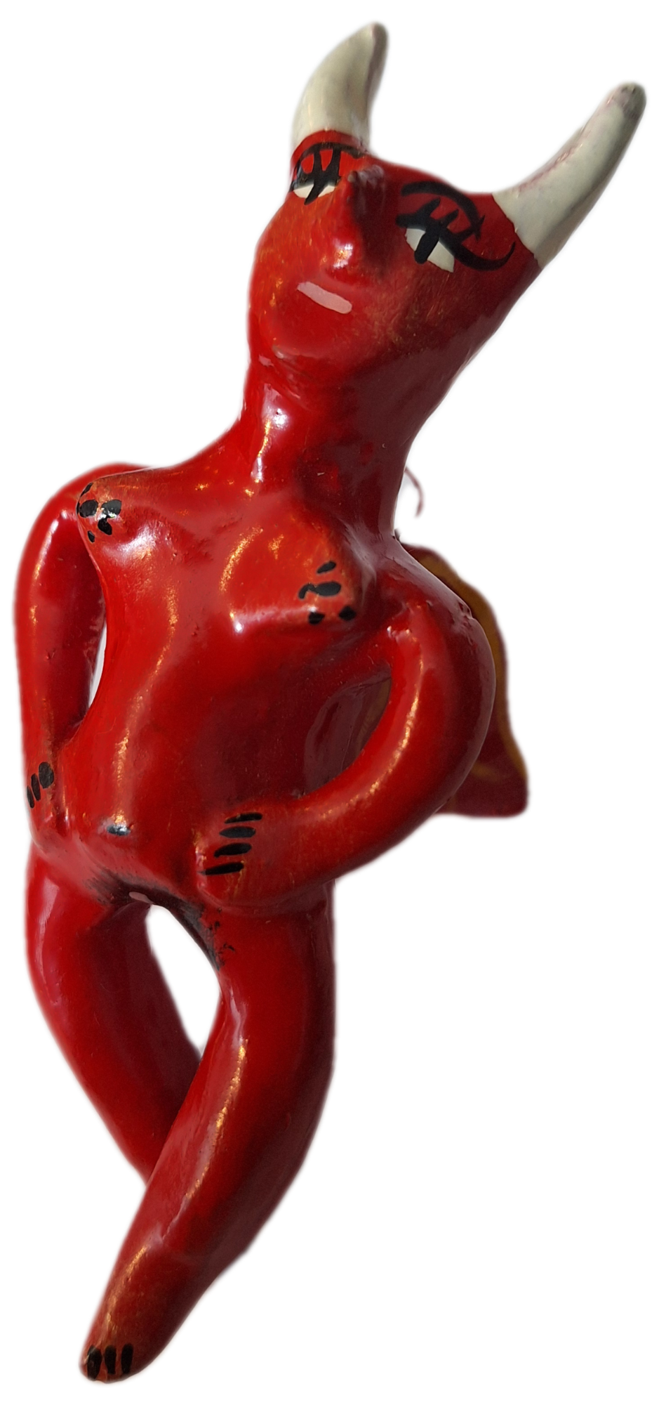 Mexican Clay Figure - Lady Devil - Design 1