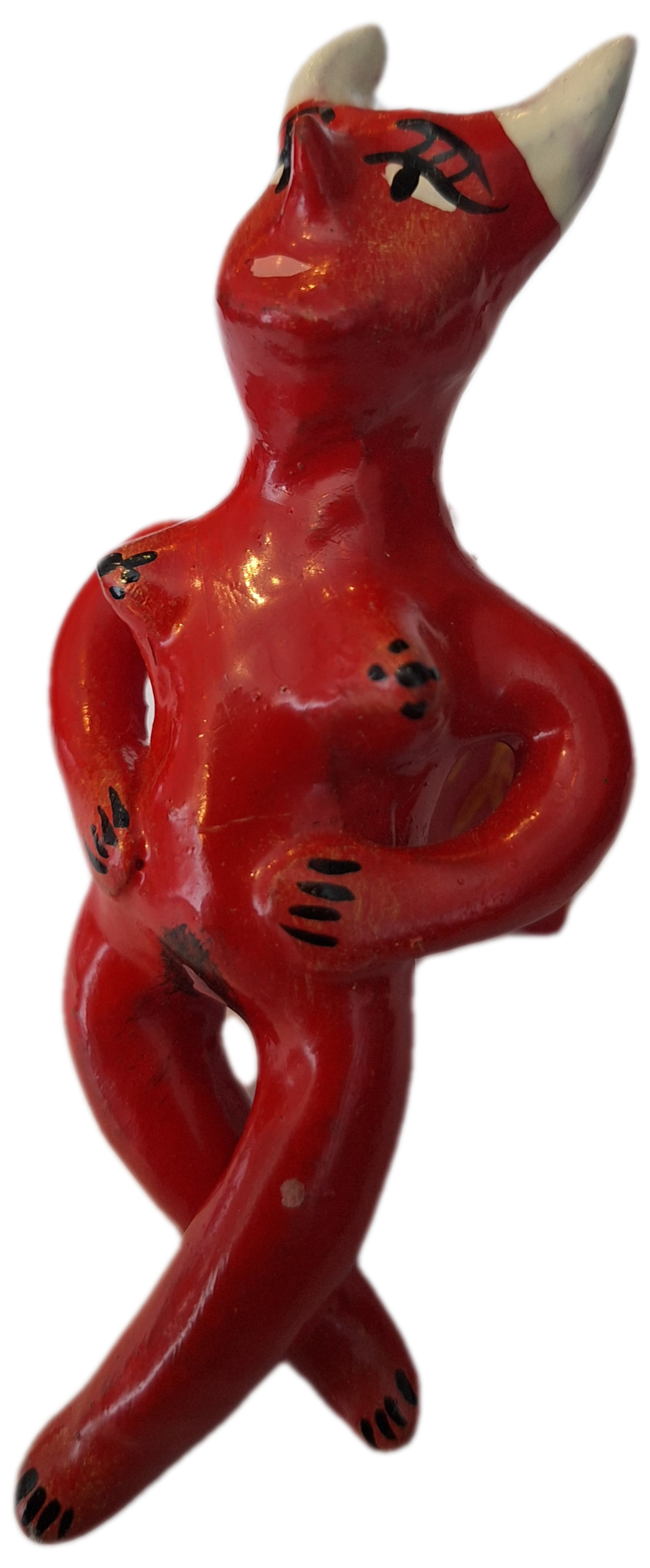 Mexican Clay Figure - Lady Devil - Design 5