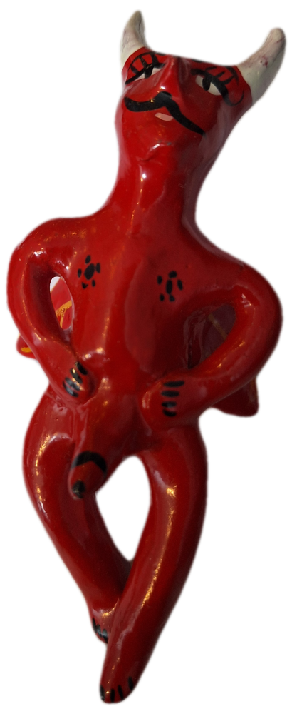 Mexican Clay Figure - Devil - Design 6