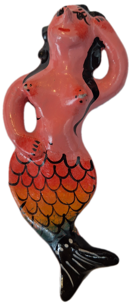 Mexican Clay Figure - Mermaid - Design 11
