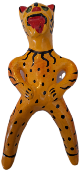 Mexican Clay Figure - Tiger - Design 13